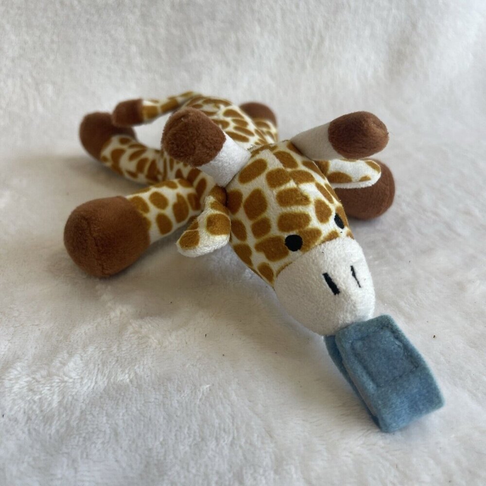 Cenbei Pacifier Binky Binkey BROWN GIRAFFE Babies 0-6 months Plush